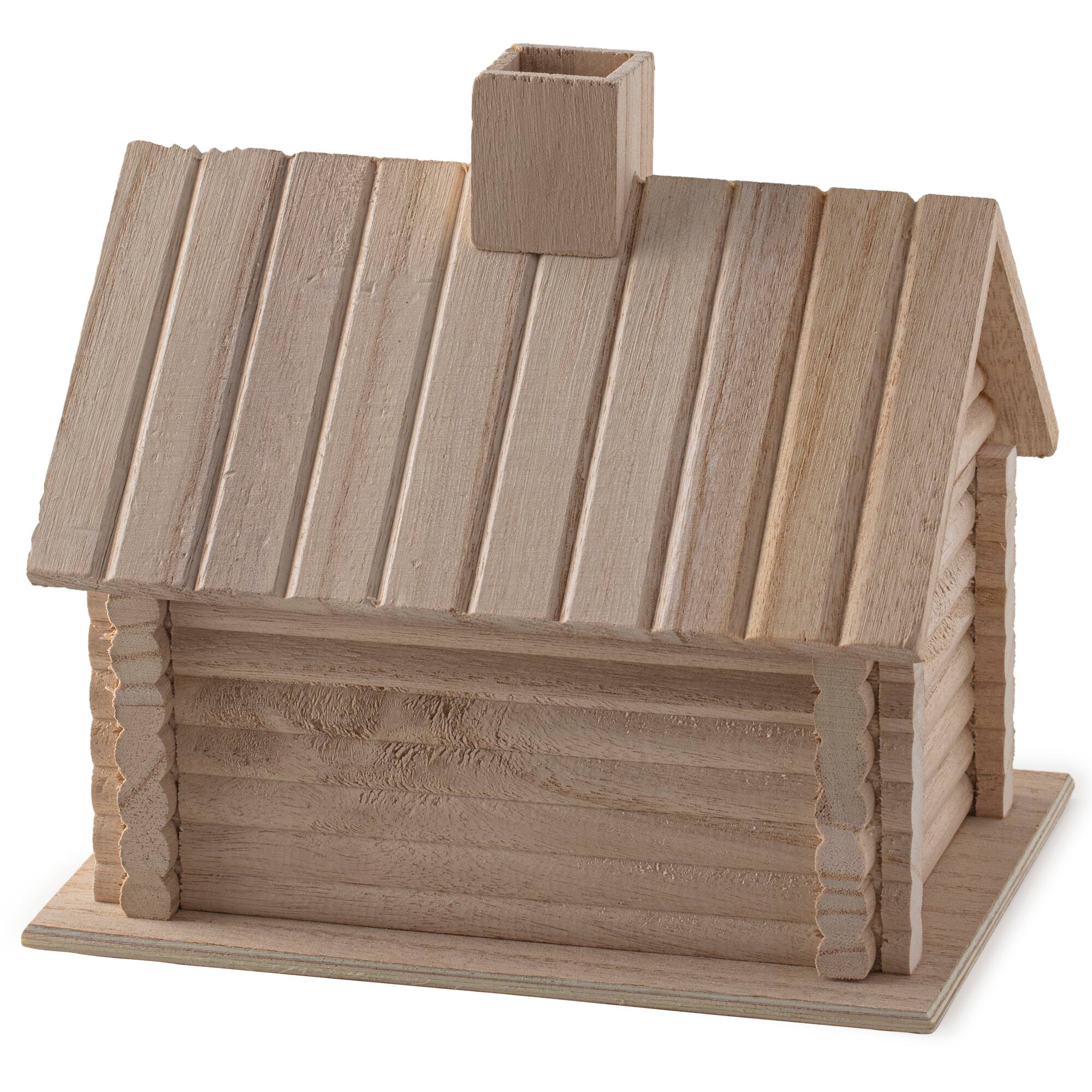 9" Log Cabin Birdhouse by Make Market®
